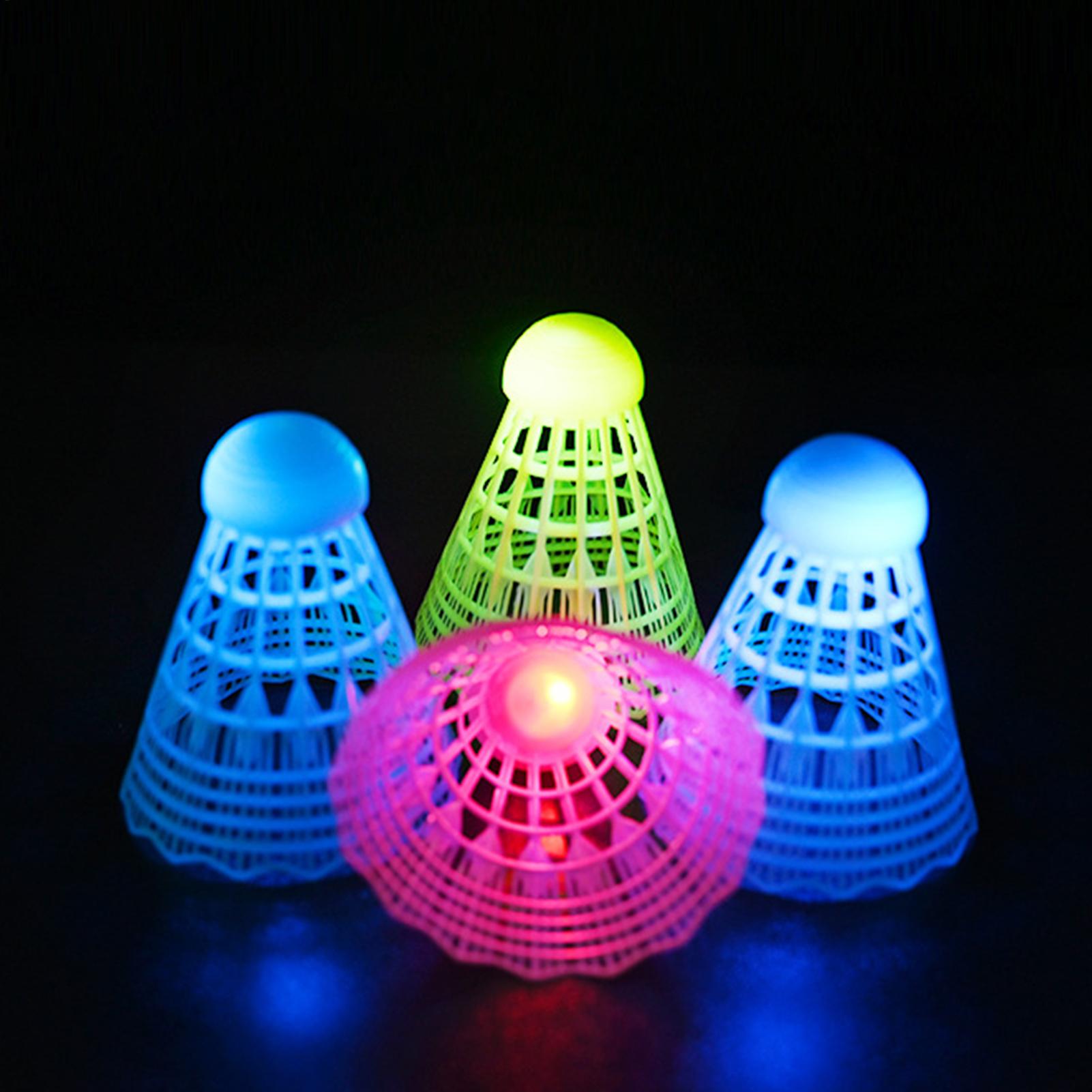 Badminton Nylon Shuttlecock - 3 szt. LED-owe piłki do badmintona,