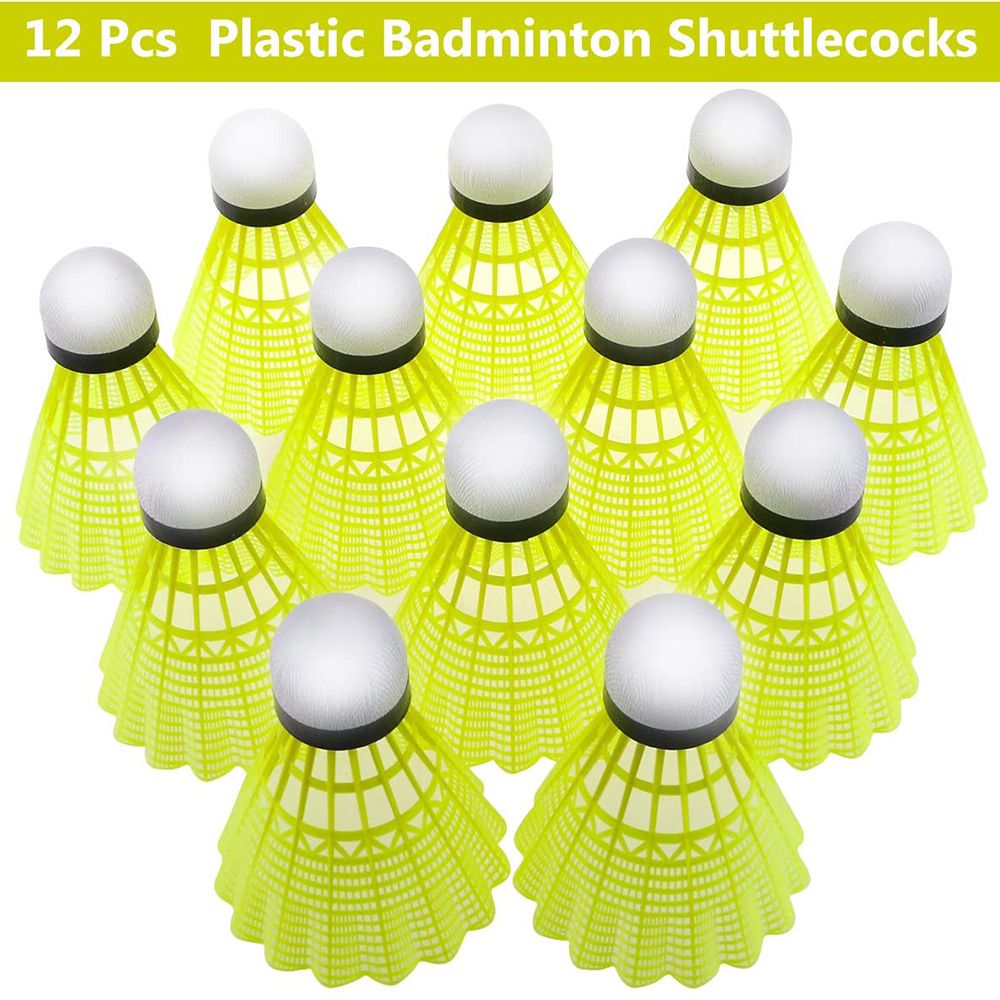 Badminton Nylon Shuttlecock - Nowe plastikowe lotki do badmintona, wytrzymałe