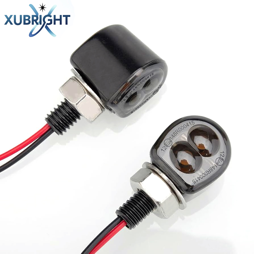Badminton Flash - 8mm Mini Motocyklowe Kierunkowskazy LED, Lampki