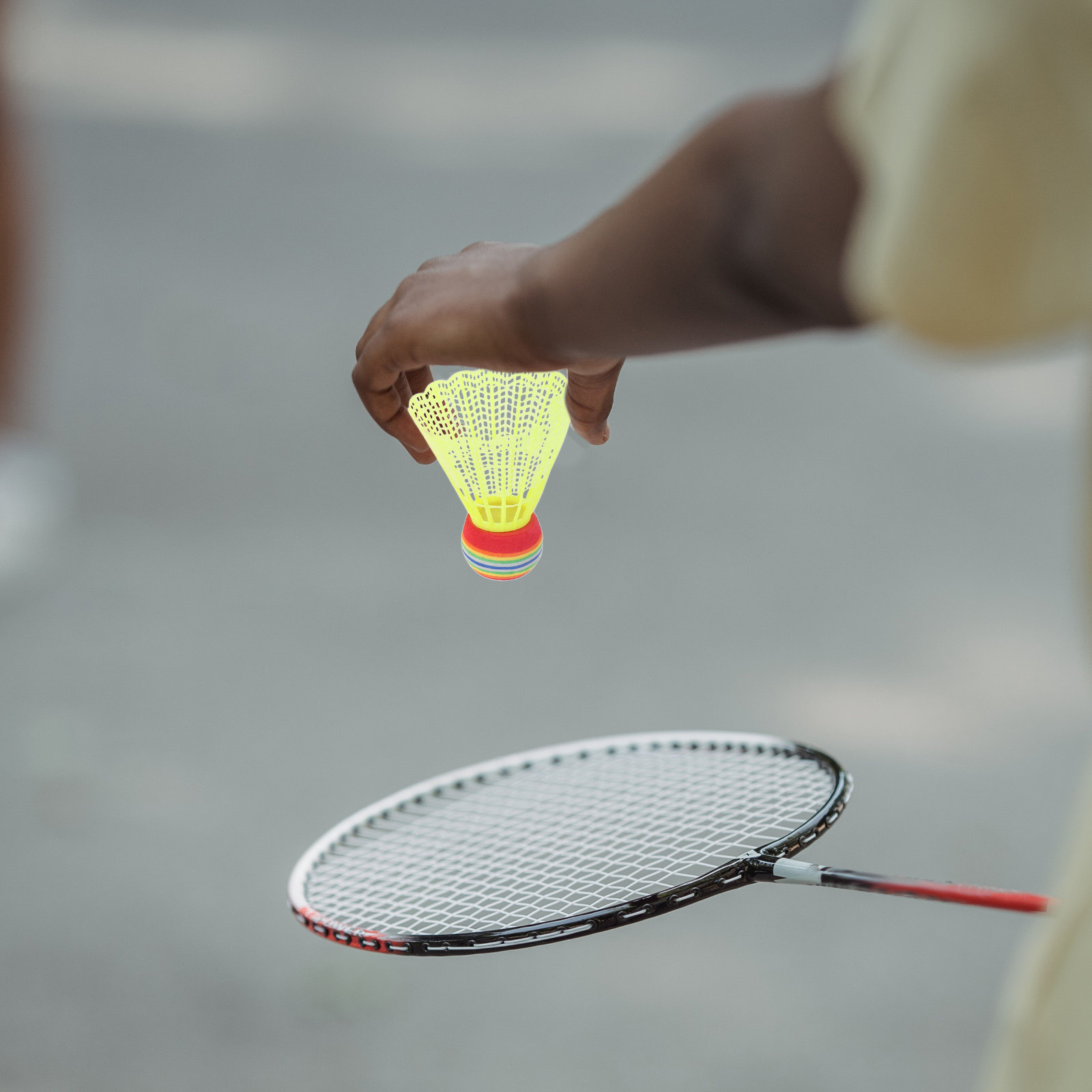 Badminton Nylon Shuttlecock - 12 sztuk kolorowych lotek do badmintona,