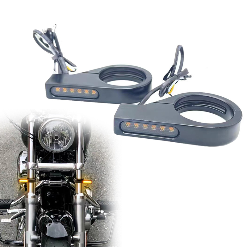 Badminton Flash - Aluminiowy przedni kierunkowskaz LED do motocykla,
