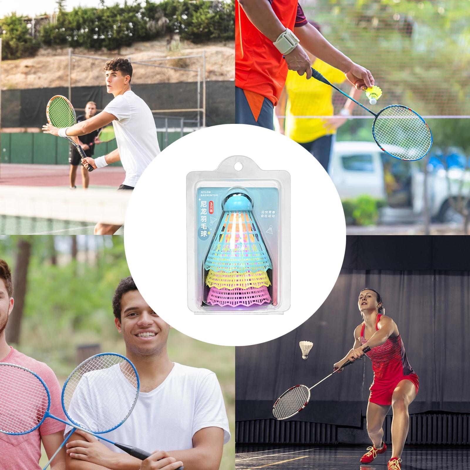 Zestaw 3 Świecących w Ciemnośc – Badminton Nylon Shuttlecock recenzja i cena