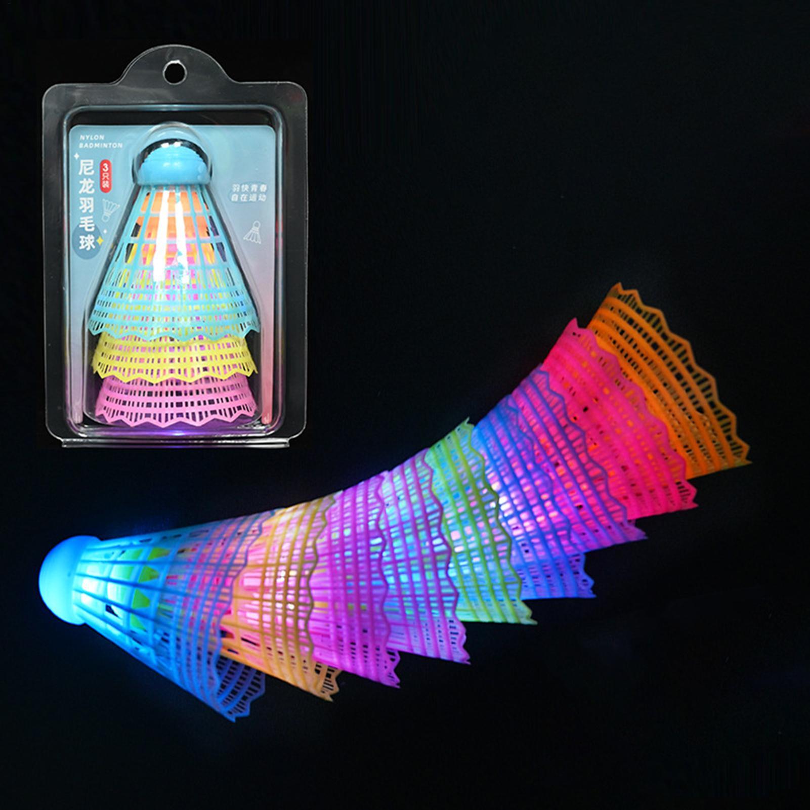 3 szt. LED-owe piłki do badmin – Badminton Nylon Shuttlecock recenzja i cena