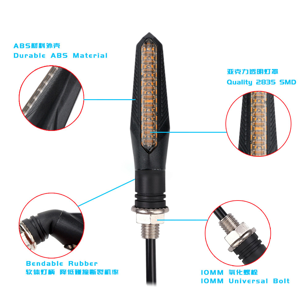 4 SZT. 12V Motocyklowe Kierunk – Badminton Flash recenzja i cena