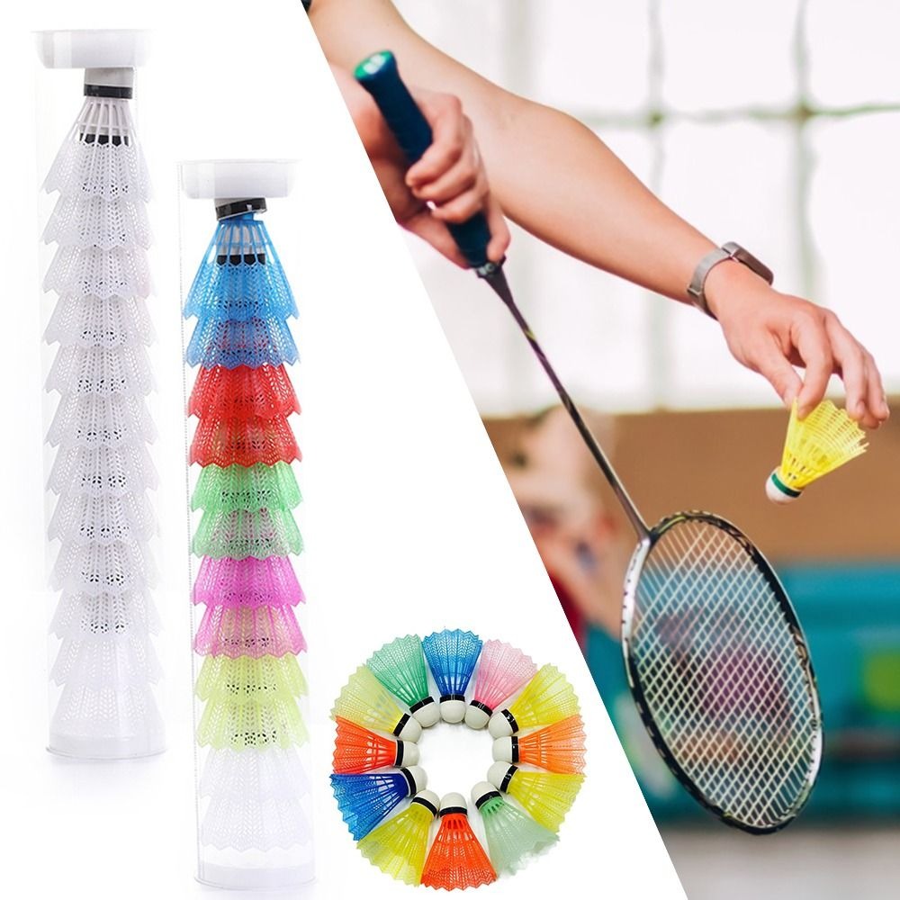 6/12 SZT. Wiatroodporne Lotki  – Badminton Nylon Shuttlecock recenzja i cena