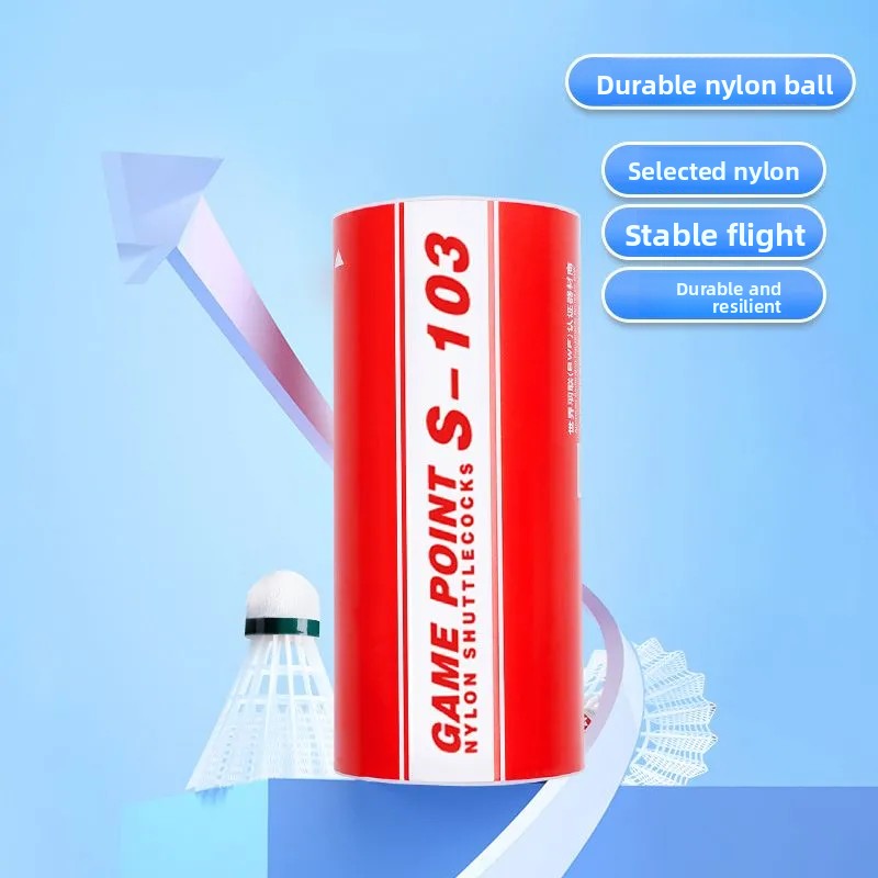 1 tuba 3 szt. lotek do badmint – Badminton Nylon Shuttlecock recenzja i cena